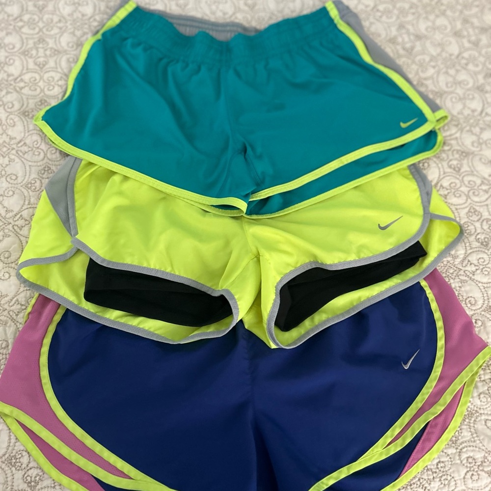 Lot of Nike Women’s Dri Fit Shorts.